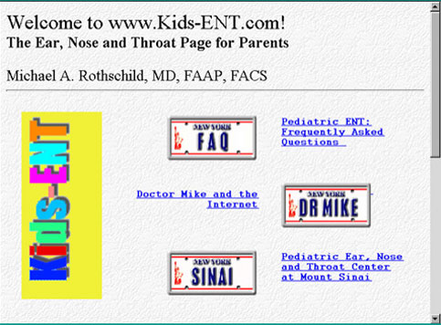 Kids-ENT.com in 1998
